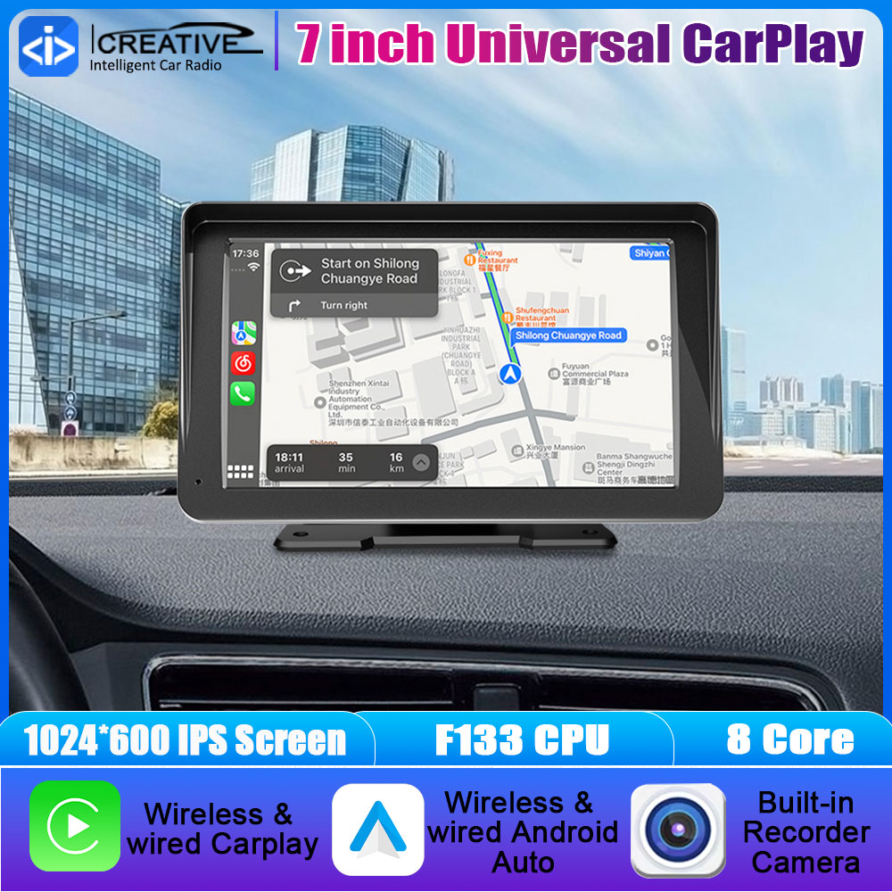 Audio Music Image - Écran tactile HD sans fil CarPlay