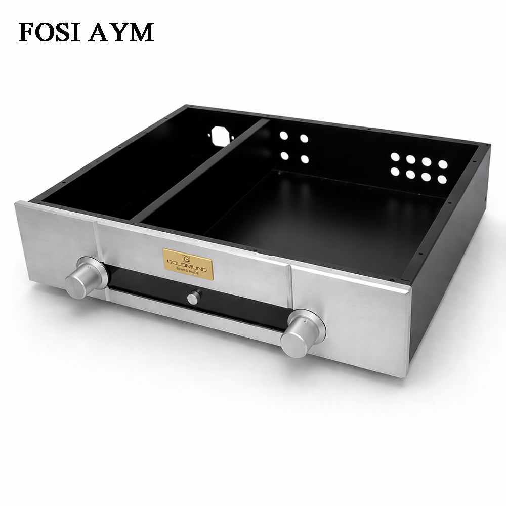 Headphone Amplifier Dac - Boîtier d'amplificateur FOSI AYM 430x340x95mm en
