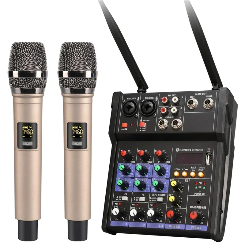Audio Music Dj - Mélangeur Audio USB 4 canaux avec