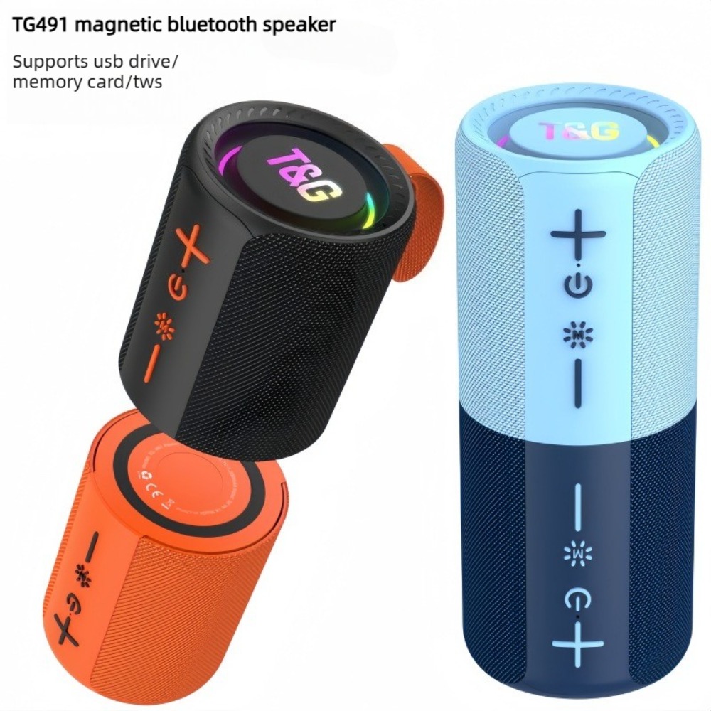Audio Music Spotify - Haut-parleur Bluetooth magnétique 2-en-1 séparable TG491