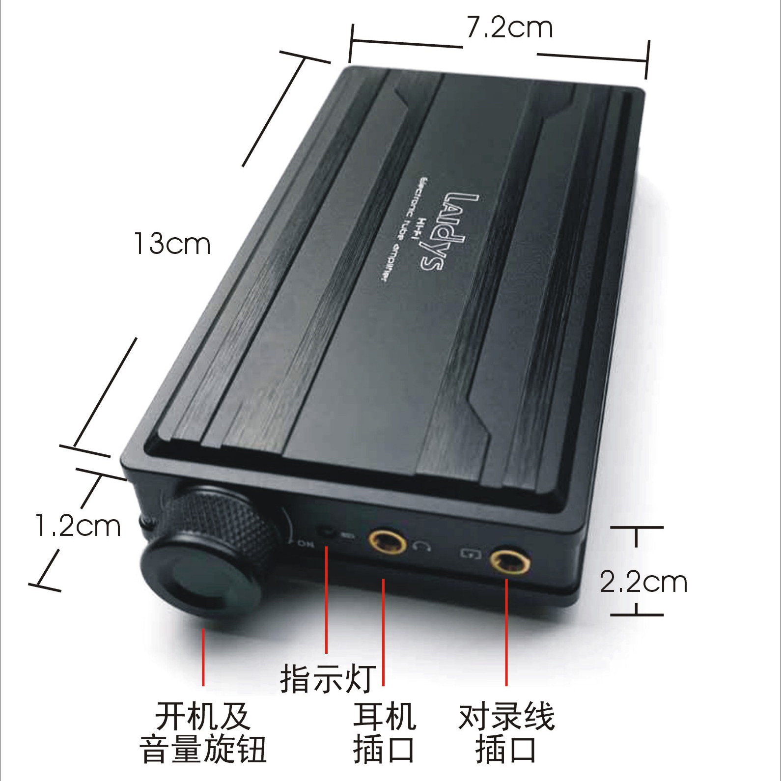 Headphone Amplifier Dac - Amplificateur de casque portable LAIDYS, amplificateur