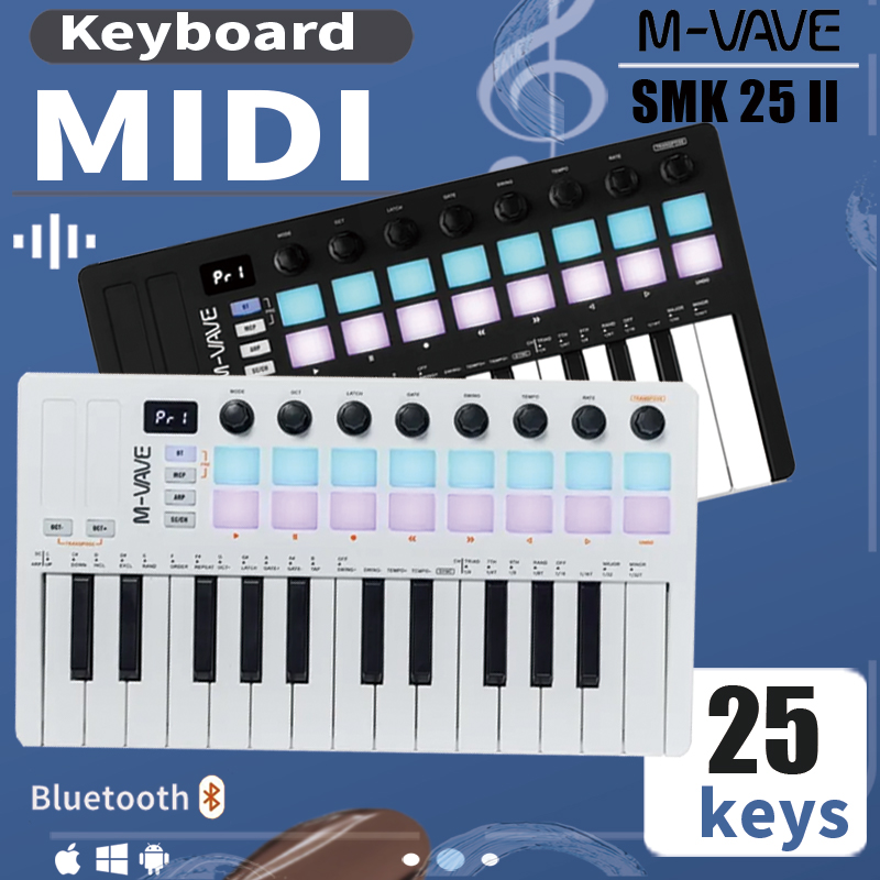 Midi Controller Pad - Clavier MIDI M-VAVE SMK-25 II –