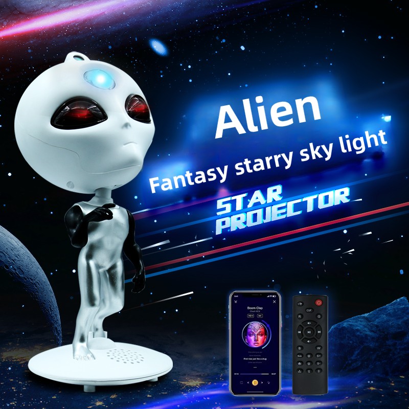 Audio Music Spotify - Projecteur Alien Galaxy Star avec haut-parleur