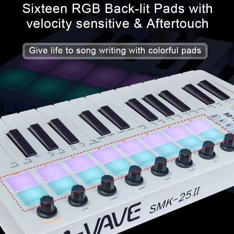 Clavier MIDI M-Vave Smk-25, co - Midi Controller Pad avis et prix