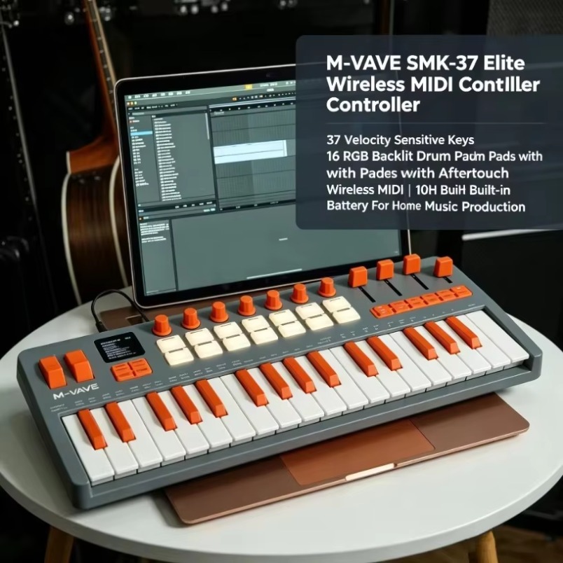 Clavier MIDI M-VAVE SMK-37 Eli - Midi Controller Pad avis et prix